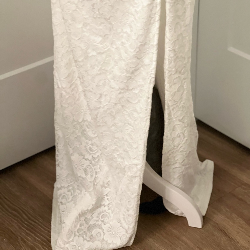 Gifted to Joss 🥰 Elegant One-Shoulder White Gown - Picture 6 of 16